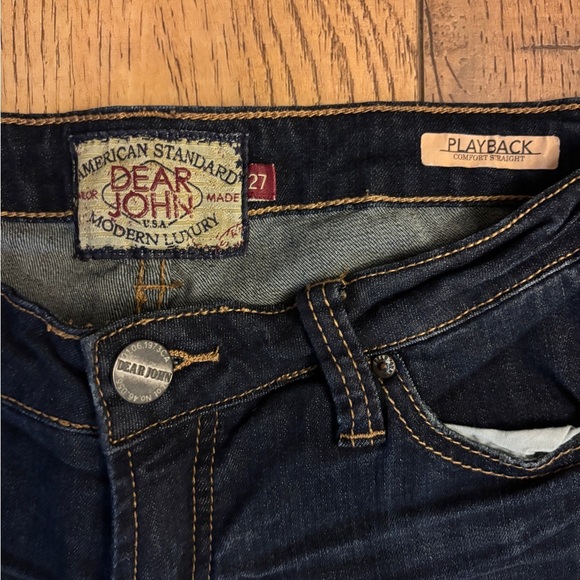 Dear John Indigo Straight Leg Jeans - Picture 2 of 4